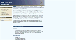 Desktop Screenshot of fairusenetwork.com